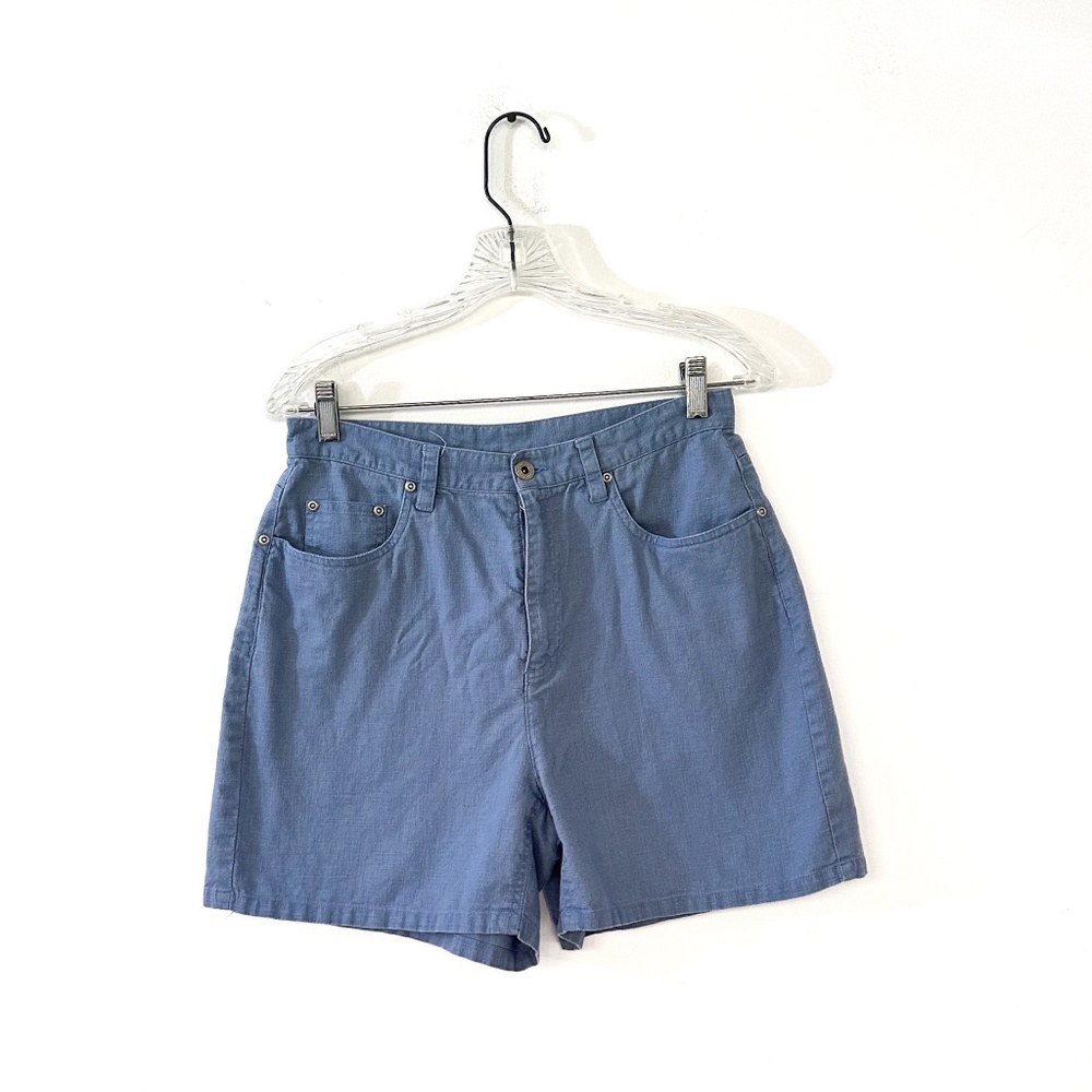 Vintage‎ 90's Liz Claiborne Linen Blend Summer Shorts Minimal - 10
